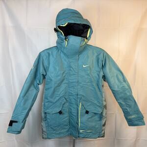 Nike ACG All Conditions Gear Hooded Jacket Teal Blue Men’s S (4–6) Vintage